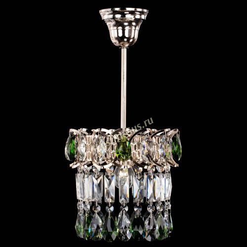 Люстра Астра пластинка №1 зеленая в Самаре Гусь Хрустальный