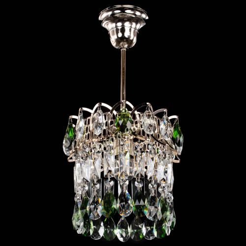 Люстра Астра пластинка №1 зеленая в Самаре Гусь Хрустальный