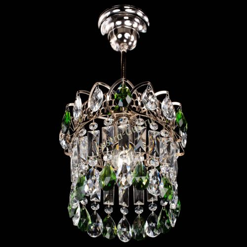 Люстра Астра пластинка №1 зеленая в Самаре Гусь Хрустальный