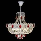 Люстра Астра Белая с подвесом красная в Самаре