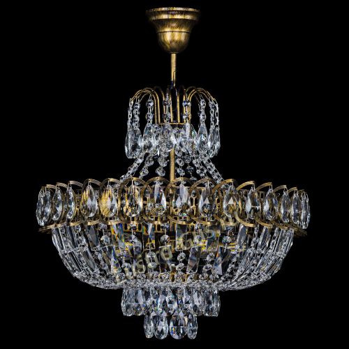 Люстра Астра с подвесом под бронзу в Самаре Гусь Хрустальный