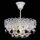 Люстра Астра шар №1 Черная белая в Самаре