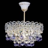 Люстра Астра шар №1 Фиолетовая белая в Самаре