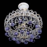 Люстра Астра шар №1 Фиолетовая белая в Самаре