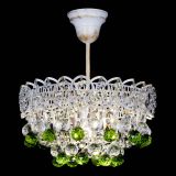 Люстра Астра шар №1 Зеленая белая в Самаре