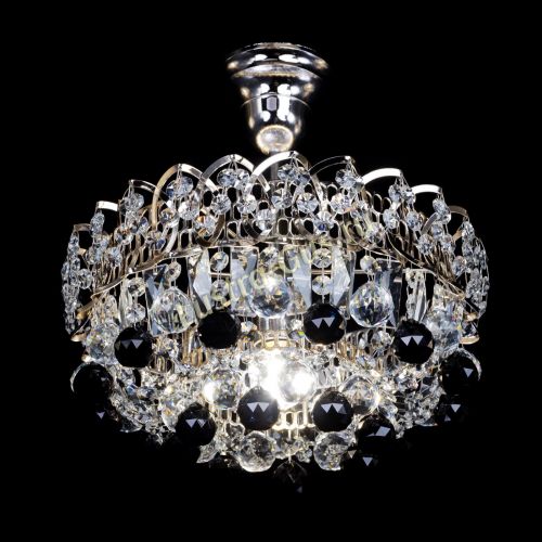 Люстра Астра шар черная 1 лампа в Самаре Гусь Хрустальный