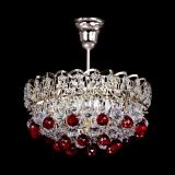 Люстра Астра шар красная 1 лампа в Самаре