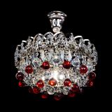 Люстра Астра шар красная 1 лампа в Самаре