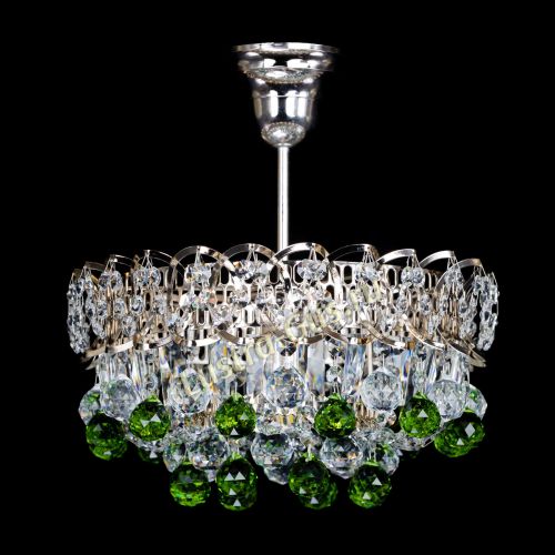 Люстра Астра шар зеленая 1 лампа в Самаре Гусь Хрустальный