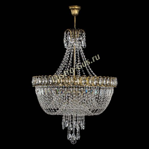 Люстра Астра Водопад №5 с подвесом под бронзу в Самаре Гусь Хрустальный