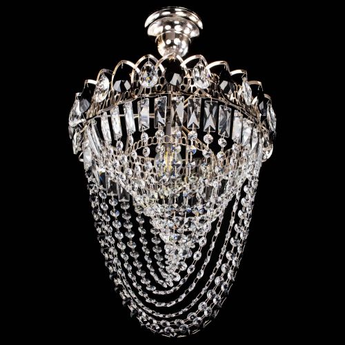 Люстра Астра Водоворот с подвесом №1 черная в Самаре Гусь Хрустальный