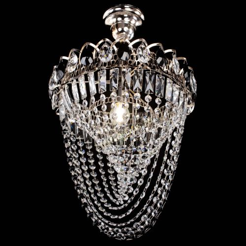 Люстра Астра Водоворот с подвесом №1 черная в Самаре Гусь Хрустальный