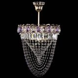 Люстра Астра Водоворот с подвесом №1 фиолетовая в Самаре