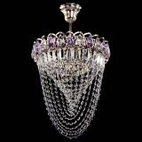 Люстра Астра Водоворот с подвесом №1 фиолетовая в Самаре