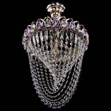 Люстра Астра Водоворот с подвесом №1 фиолетовая в Самаре