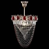 Люстра Астра Водоворот с подвесом №1 красная в Самаре