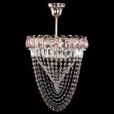 Люстра Астра Водоворот с подвесом №1 розовая в Самаре