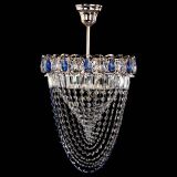 Люстра Астра Водоворот с подвесом №1 синяя в Самаре