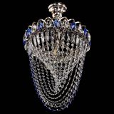 Люстра Астра Водоворот с подвесом №1 синяя в Самаре