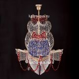 Люстра Черная Жемчужина красная в Самаре