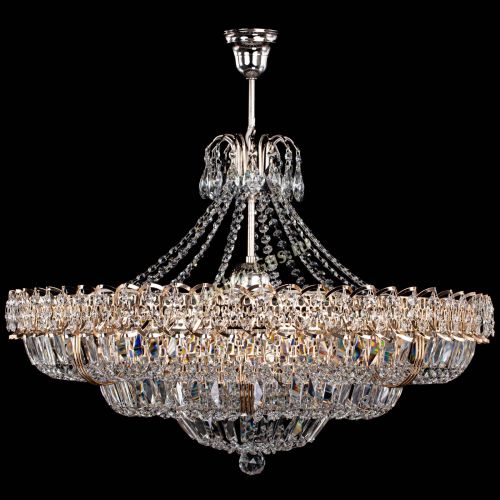 Люстра Двойное кольцо пластинка с подвесом (оптиконы) в Самаре Гусь Хрустальный