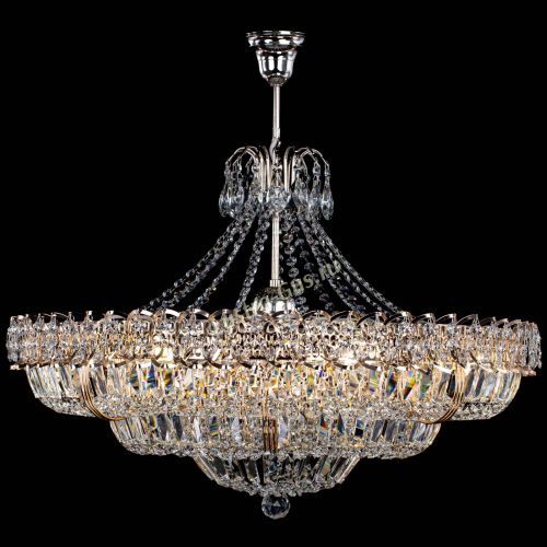 Люстра Двойное кольцо пластинка с подвесом (оптиконы) в Самаре Гусь Хрустальный