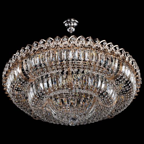 Люстра Двойное кольцо пластинка с подвесом (оптиконы) в Самаре Гусь Хрустальный