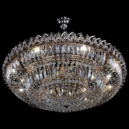 Люстра Двойное кольцо пластинка с подвесом (оптиконы) в Самаре Гусь Хрустальный