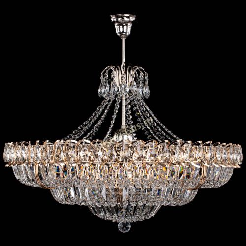 Люстра Двойное кольцо пластинка с подвесом в Самаре Гусь Хрустальный