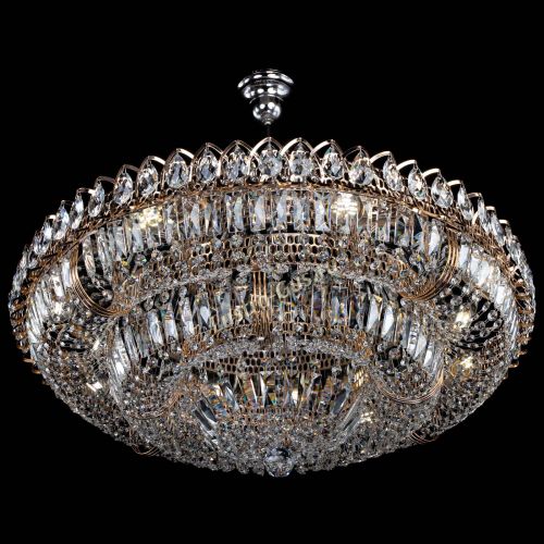 Люстра Двойное кольцо пластинка с подвесом в Самаре Гусь Хрустальный