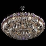 Люстра Двойное кольцо пластинка с подвесом Фиолетовая в Самаре