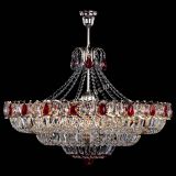 Люстра Двойное кольцо пластинка с подвесом Красная в Самаре