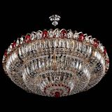 Люстра Двойное кольцо пластинка с подвесом Красная в Самаре