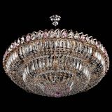 Люстра Двойное кольцо пластинка с подвесом Розовая в Самаре