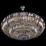 Люстра Двойное кольцо пластинка с подвесом Синяя в Самаре