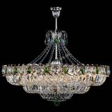 Люстра Двойное кольцо пластинка с подвесом Зеленая в Самаре