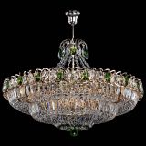 Люстра Двойное кольцо пластинка с подвесом Зеленая в Самаре