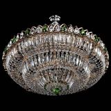 Люстра Двойное кольцо пластинка с подвесом Зеленая в Самаре