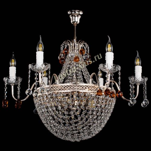 Люстра Елизавета №11 Венеция чайная в Самаре Гусь Хрустальный