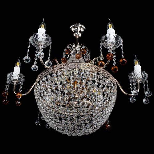 Люстра Елизавета №11 Венеция чайная в Самаре Гусь Хрустальный