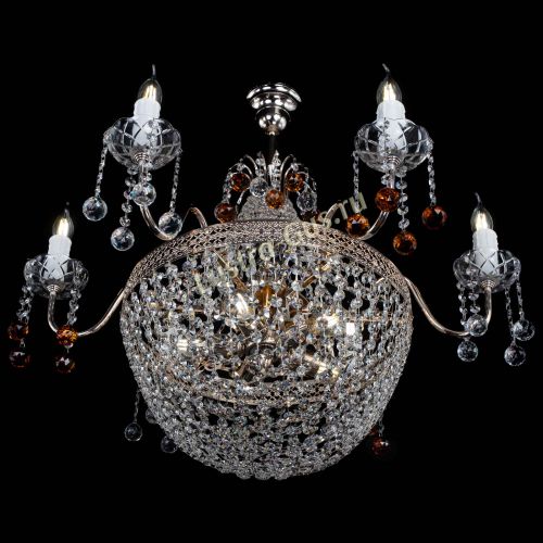 Люстра Елизавета №11 Венеция чайная в Самаре Гусь Хрустальный