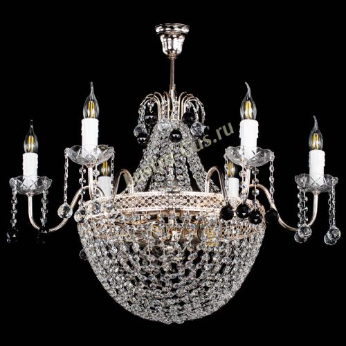 Люстра Елизавета №11 Венеция черная в Самаре Гусь Хрустальный