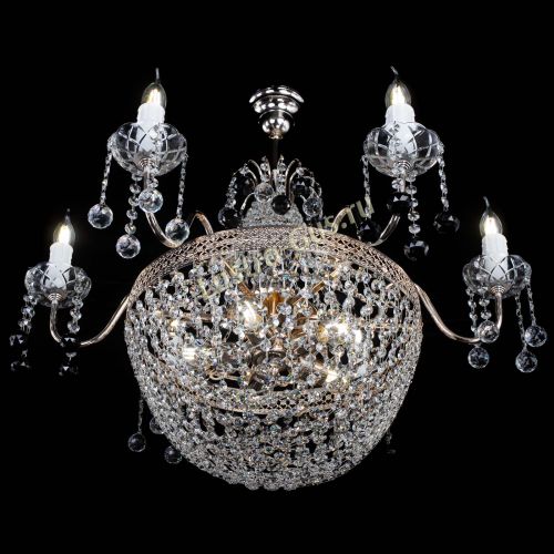 Люстра Елизавета №11 Венеция черная в Самаре Гусь Хрустальный