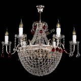 Люстра Елизавета №11 Венеция красная в Самаре