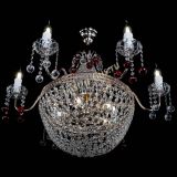 Люстра Елизавета №11 Венеция красная в Самаре