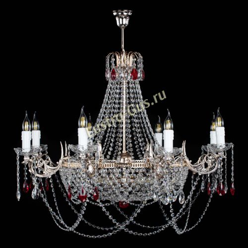 Люстра Елизавета №13 красная в Самаре Люстра Елизавета №13 красная в Самаре