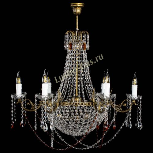 Люстра Елизавета малая №9 под бронзу Чайная в Самаре Гусь Хрустальный