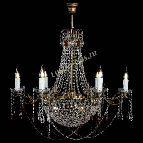 Люстра Елизавета малая №9 под бронзу Чайная в Самаре Гусь Хрустальный