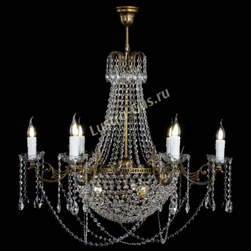 Люстра Елизавета малая №9 под бронзу в Самаре Гусь Хрустальный