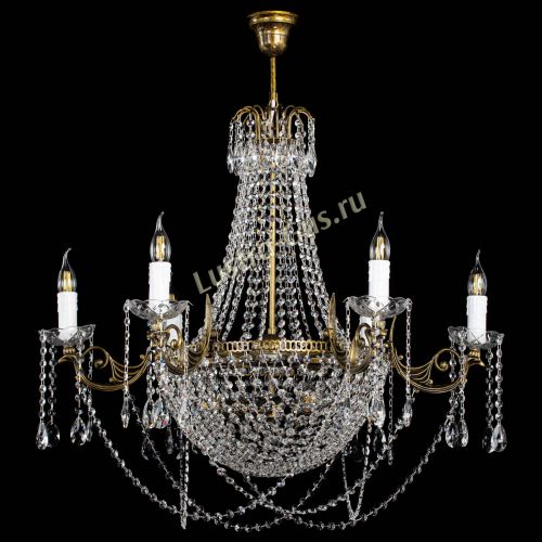Люстра Елизавета малая №9 под бронзу в Самаре Гусь Хрустальный
